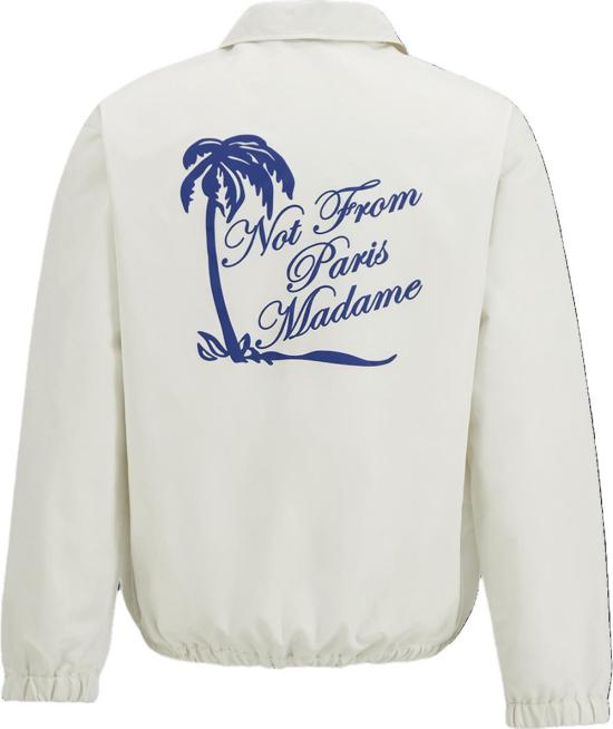 26SS 드롤드무슈 코트 VESTESLOGANPALMIEROFFWHITE - DROLE DE MONSIEUR