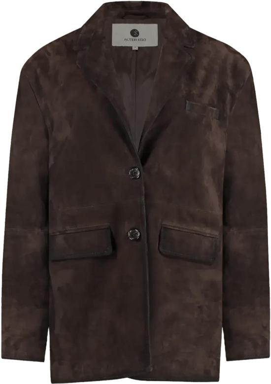 26SS Alter Ego 가죽 자켓 JILLCOFFEE BROWN