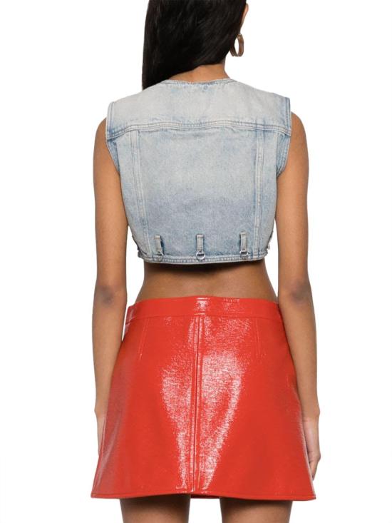 쿠레쥬 민소매 티셔츠 124DBL153DE00167011 LICHTBLUE - COURREGES