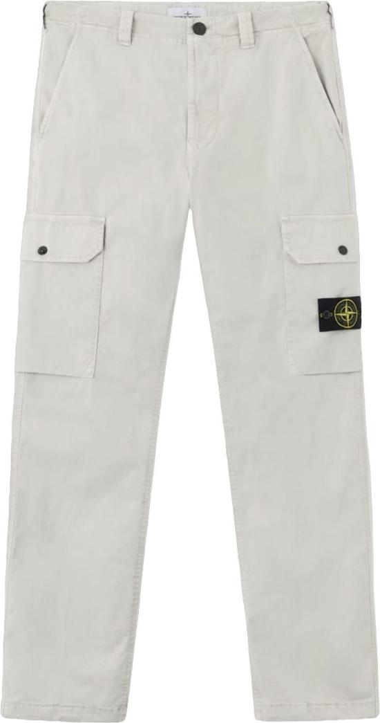 26SS 스톤 아일랜드 팬츠 ORGANICCOTTONSTRETCHBROKENTWILLTROUSERSPEARLGREYL1S153100011S0004V0161 LICHTGREY