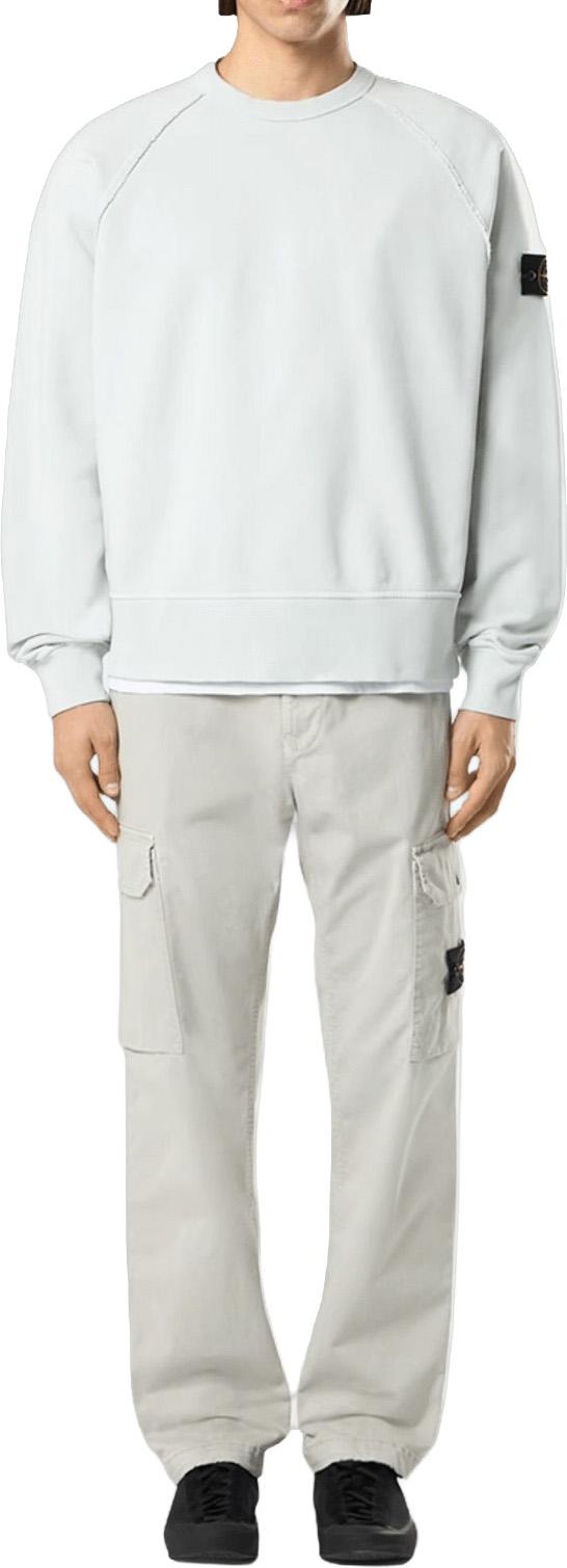 26SS 스톤 아일랜드 팬츠 ORGANICCOTTONSTRETCHBROKENTWILLTROUSERSPEARLGREYL1S153100011S0004V0161 LICHTGREY - STONE ISLAND