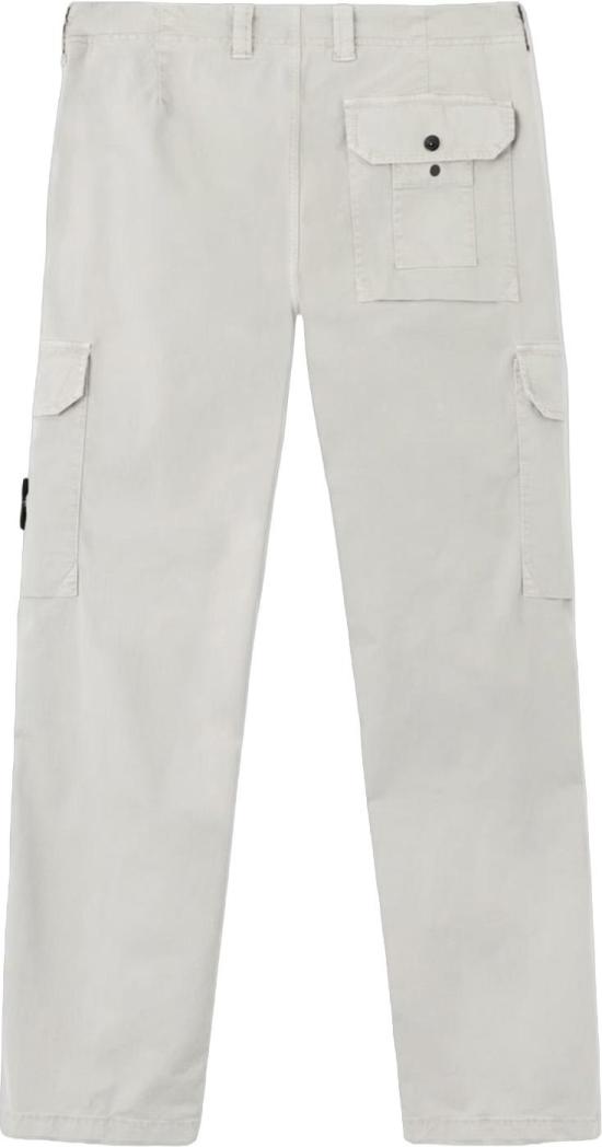 26SS 스톤 아일랜드 팬츠 ORGANICCOTTONSTRETCHBROKENTWILLTROUSERSPEARLGREYL1S153100011S0004V0161 LICHTGREY - STONE ISLAND
