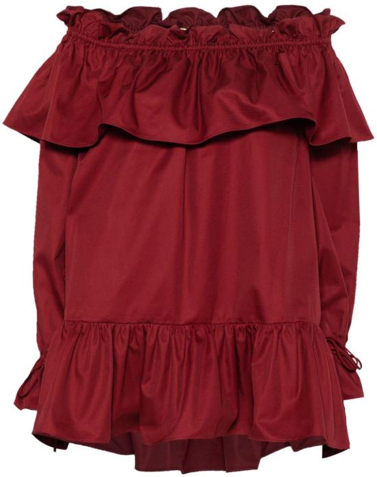 25SS 생로랑 블라우스 820312Y3A996287 MAROON