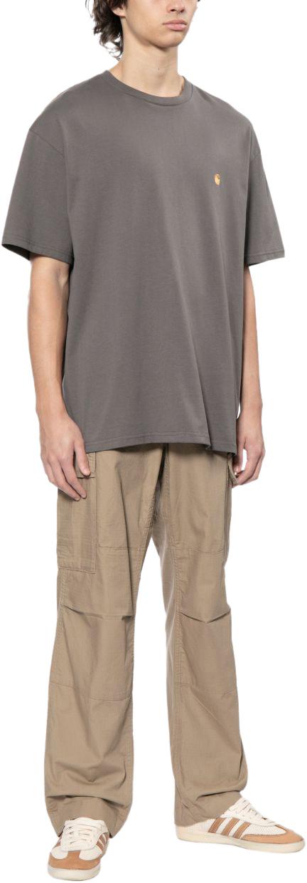26SS 칼하트 숏슬리브 체이스 티셔츠 I0263913LNXX TAUPE - CARHARTT