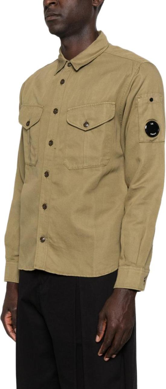 26SS 씨피 컴퍼니 셔츠 20CMSH082A110626G644 DONKERGREEN - C.P. COMPANY