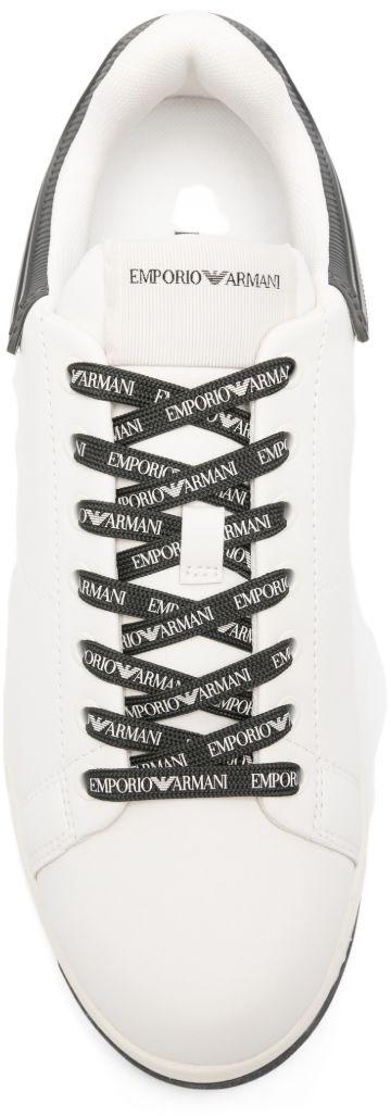 26SS 엠포리오 아르마니 스니커즈 EM003663AF18212M0364 WHITE - EMPORIO ARMANI