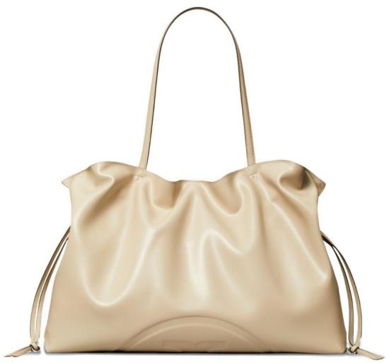 26FW 토리버치 엘라 나투라 엠보스드 토트 백 178767251 BEIGE - TORY BURCH