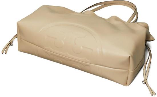 26FW 토리버치 엘라 나투라 엠보스드 토트 백 178767251 BEIGE - TORY BURCH