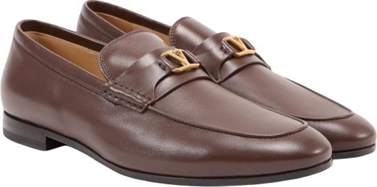 26FW 발렌티노 가라바니 로퍼 VALENTINO9Y2S0N31EJC7N9VLOGOSIGNATURELOAFERSDARKBROWN BLACK - VALENTINO GARAVANI