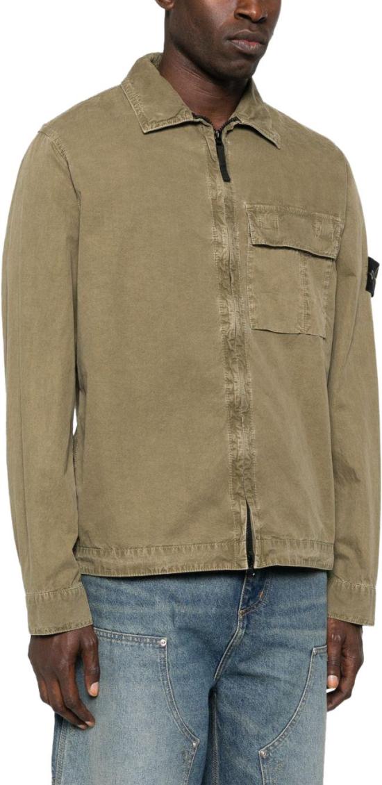 26SS 스톤 아일랜드 셔츠 L1S151200008S00WNV015G DONKERGREEN - STONE ISLAND