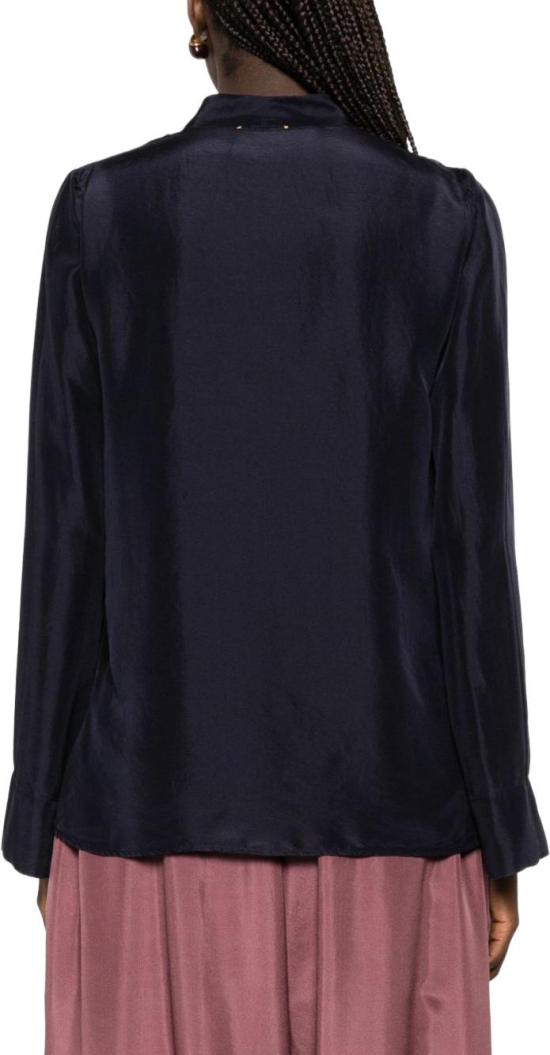 26SS 포르테포르테 블라우스 14859MYSHIRTMIDNIGHT CYAAN - FORTE FORTE