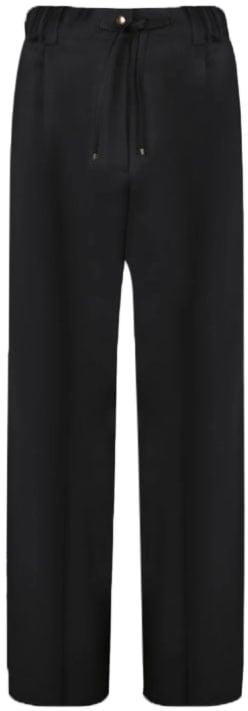 25FW 몽클레어 스트레이트 팬츠 MONCLERLOGOFORMALPANTSBLACK