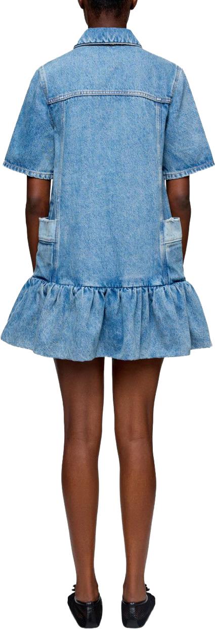 26SS 가니 패치워크 데님 드레스 A1030482567 BLUE - GANNI