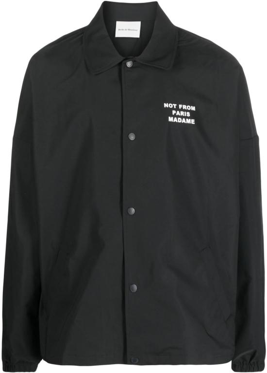 26SS 드롤드무슈 코트 3701122090135 BLACK