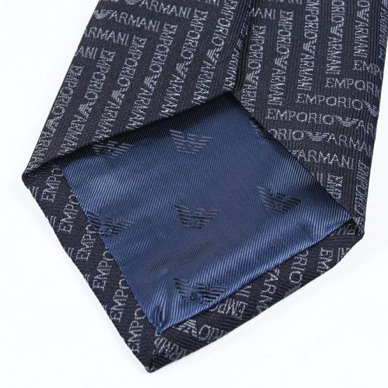26SS 엠포리오 아르마니 넥타이 340075 3R604 00035 Blu navy - EMPORIO ARMANI