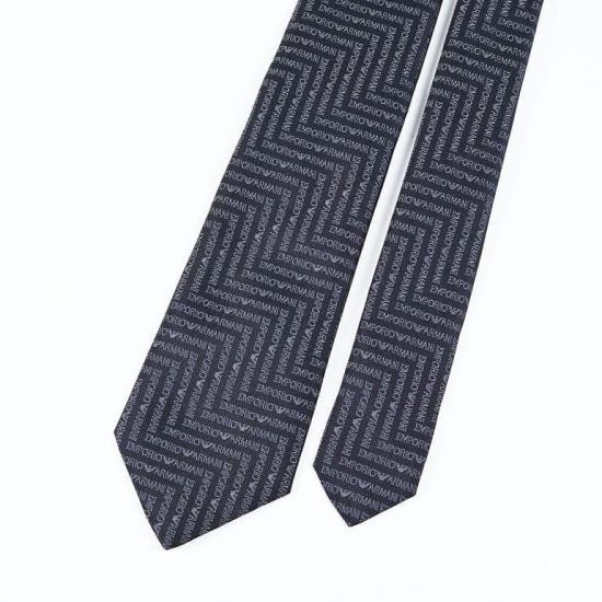 26SS 엠포리오 아르마니 넥타이 340075 3R604 00035 Blu navy - EMPORIO ARMANI