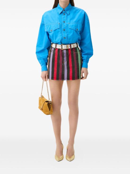 26FW 베르사체 미디 스커트 1025670 1A183861D070 MULTICOLOR - VERSACE
