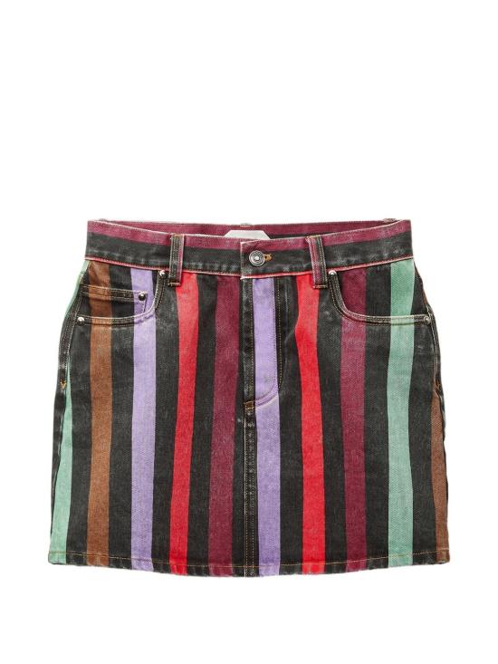 26FW 베르사체 미디 스커트 1025670 1A183861D070 MULTICOLOR