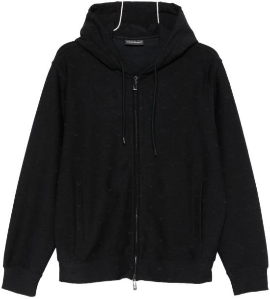 26SS 엠포리오 아르마니 후드 티셔츠 8056643546612 NAVY