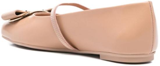 26SS 살바토레 페라가모 바라 보우 발레 플랫 01H345785210016 PINK - SALVATORE FERRAGAMO