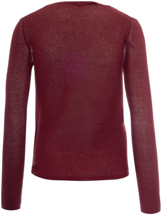 26SS 막스마라 긴팔 티셔츠 2616361022600MSTFIORITO004 MAROON - MAX MARA