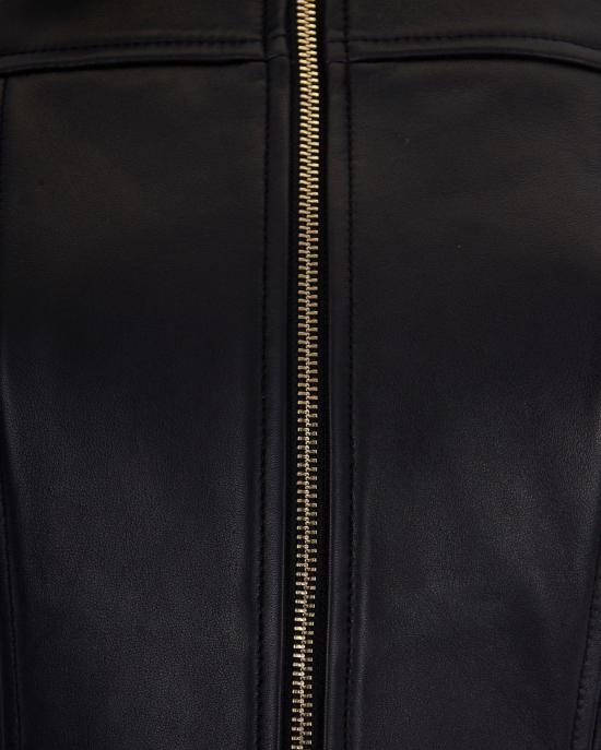 26SS 리우조 가죽 자켓 8059524951260 BLACK - LIU JO
