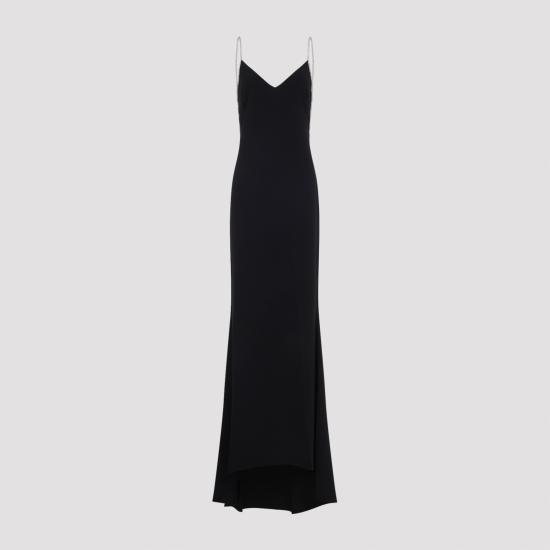 26FW 톰포드 롱 원피스 AB3697 SDE539 NTN BLACK CRYSTAL - TOMFORD
