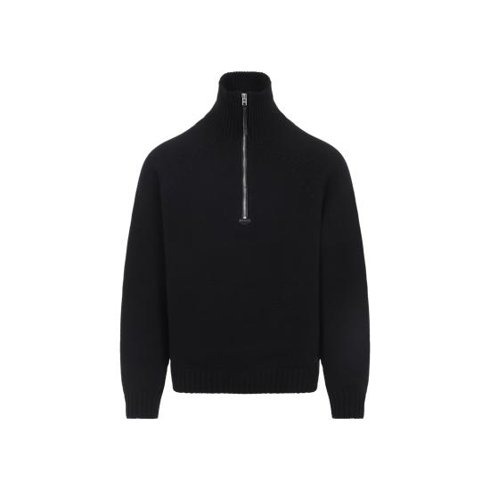 26FW 톰포드 집업 니트 KFL017 YMW167 NAA BLACK - TOMFORD
