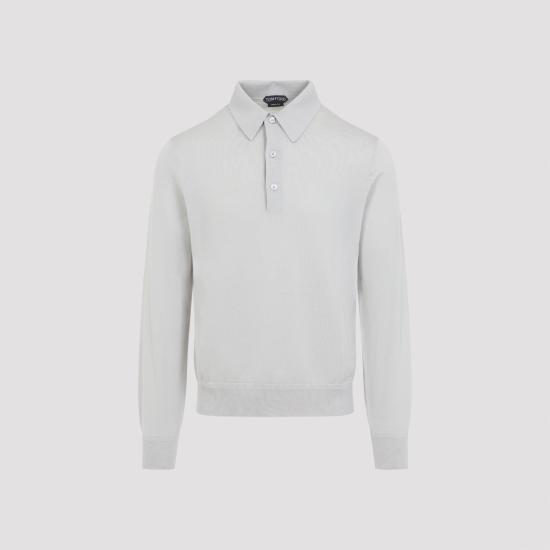 26FW 톰포드 폴로 티셔츠 KPL055 YMK073 WAE CREAM WHITE - TOMFORD