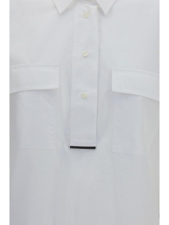 26SS 브루넬로 쿠치넬리 셔츠 MH772NA905 C159 WHITE - BRUNELLO CUCINELLI