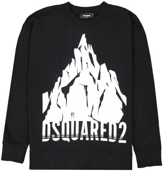 26FW 디스퀘어드2 긴팔 티셔츠 55867691467092 BLACK