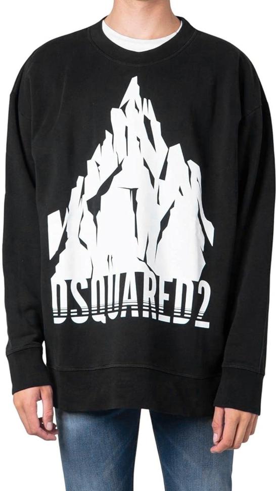 26FW 디스퀘어드2 긴팔 티셔츠 55867691467092 BLACK - DSQUARED2