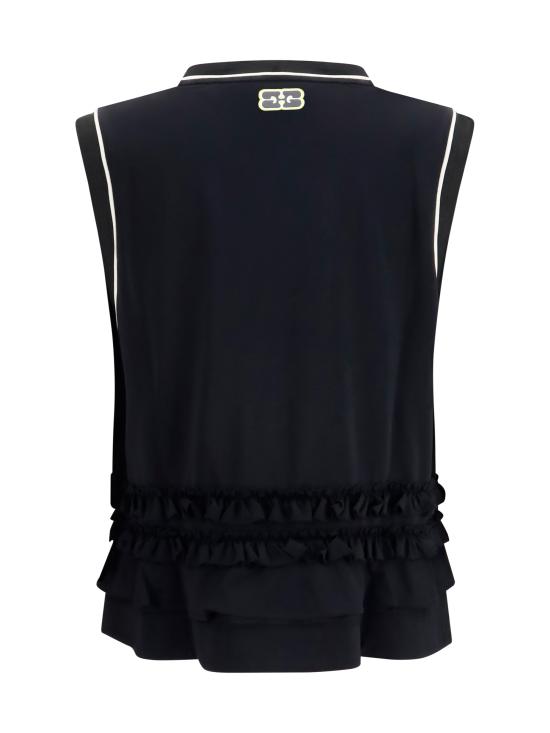 26FW 가니 민소매 티셔츠 A1050225 099 BLACK - GANNI