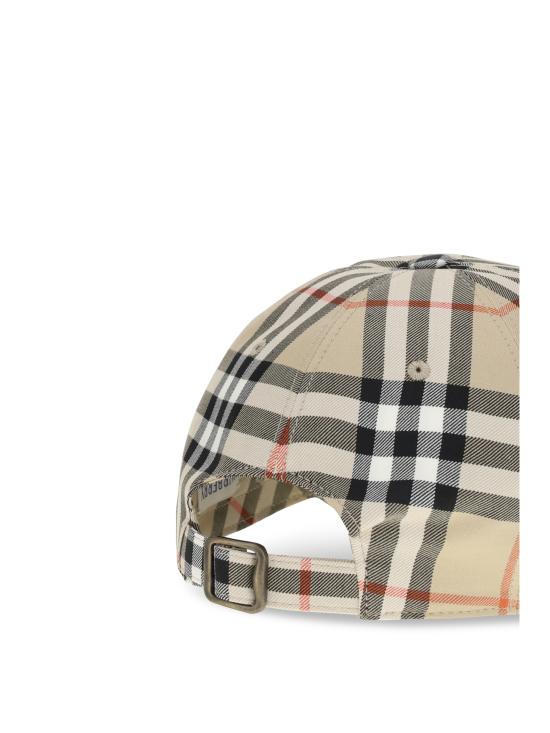 26FW 버버리 체크 베이스볼 캡 8128347 B9368 BEIGE - BURBERRY