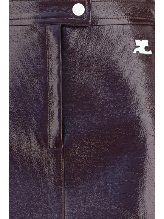 26FW 쿠레쥬 숏 스커트 223CJU001VY0014 4090 BORDEAUX - COURREGES