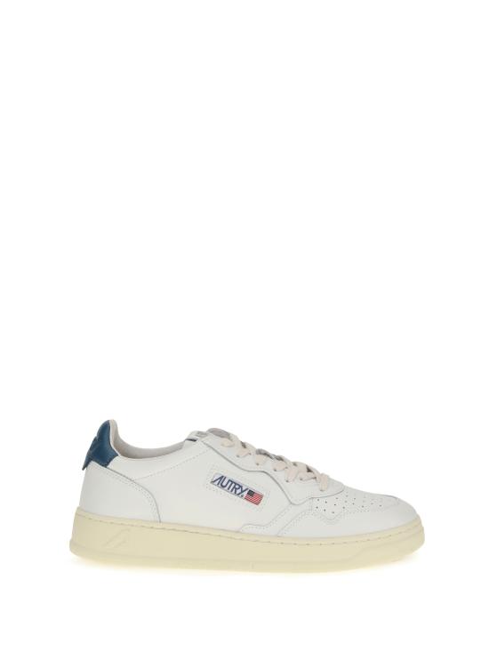26FW 오트리 메달리스트 로우 스니커즈 AULMLL29 WHTMALBLUE WHITE