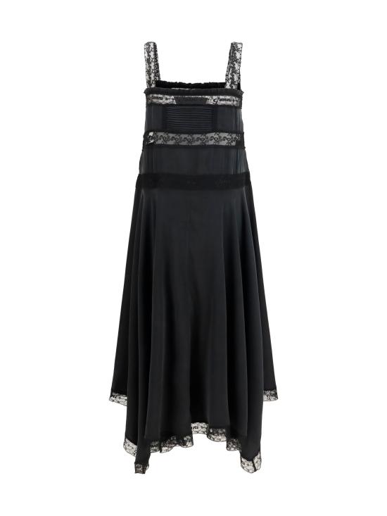 26FW 가니 롱 원피스 A1030668 099 BLACK - GANNI