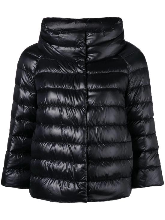 26FW 에르노 소피아 레귤러 핏 케이프 다운 자켓 PI0046DIC 12017Z9300 Black