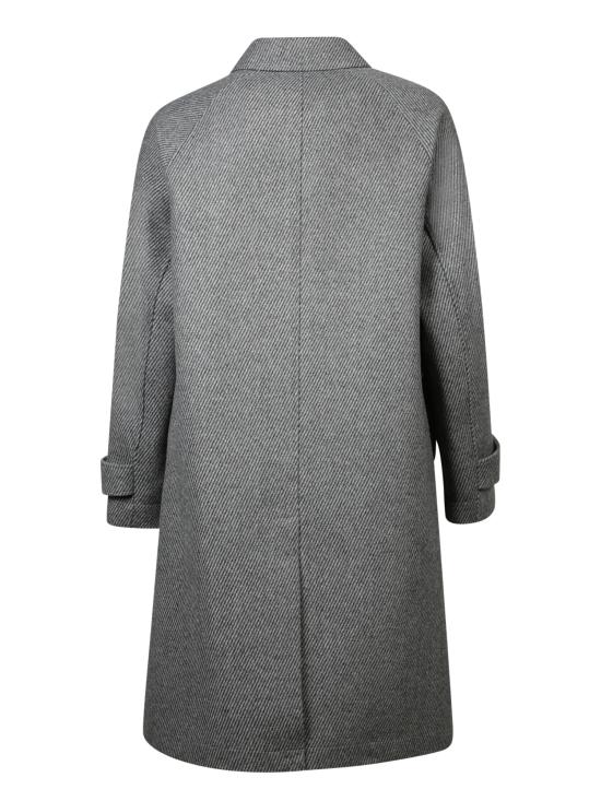 25FW 오피신 제네랄 트렌치 코트 W24MCTS656 MIDGREYLI Grey - OFFICINE GENERALE