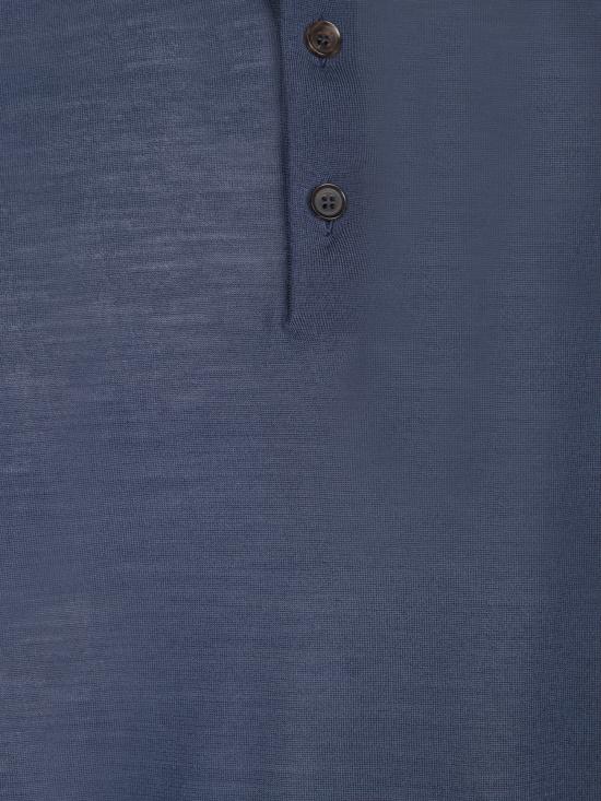 26FW 에르메네질도제냐 폴로 티셔츠 UGM00A2 132 B06 Blue - ERMENEGILDO ZEGNA