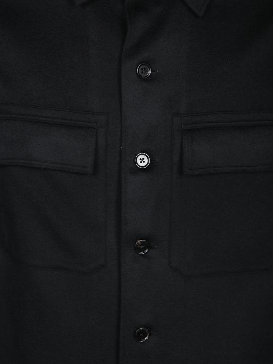 26FW 에르메네질도제냐 긴팔 셔츠 E8V46 SOT6B 210 Black - ERMENEGILDO ZEGNA