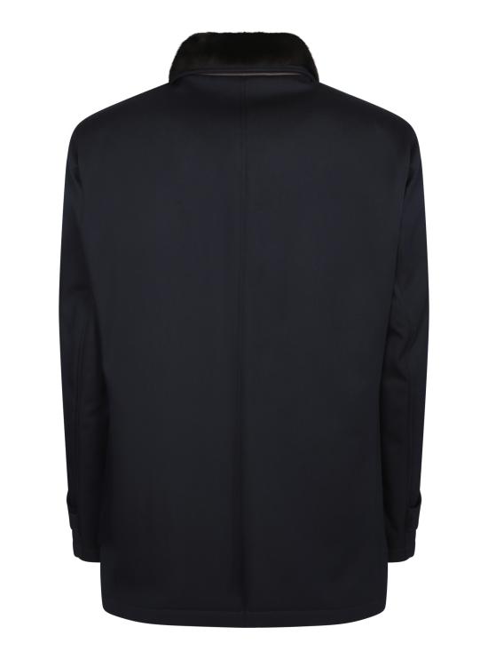 26FW 에르노 사선 울 카코트 IM000369U 33186 9200 Blue - HERNO