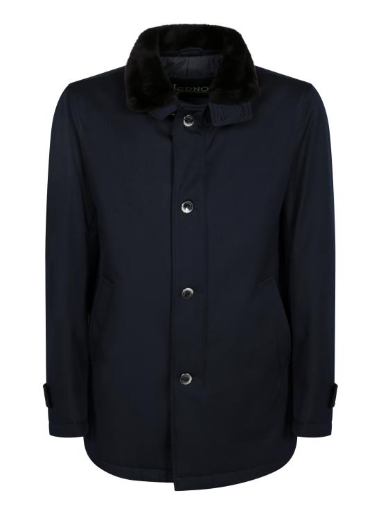 26FW 에르노 사선 울 카코트 IM000369U 33186 9200 Blue
