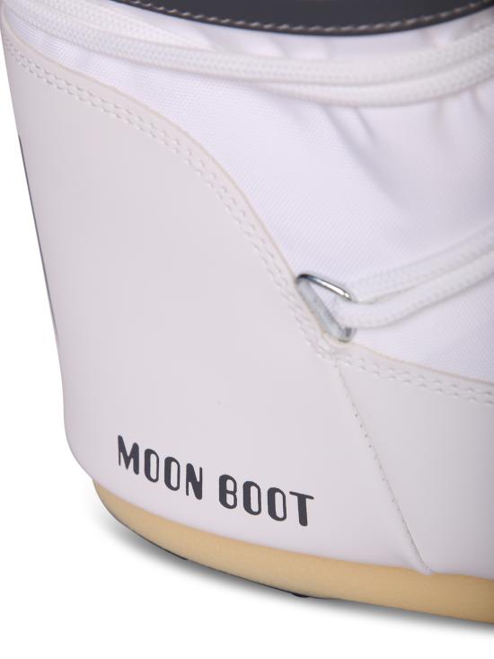 26FW 문부츠 아이콘 나일론 로우 부츠 80D1409390 A002 White - MOON BOOT