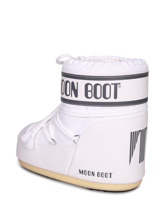 26FW 문부츠 아이콘 나일론 로우 부츠 80D1409390 A002 White - MOON BOOT