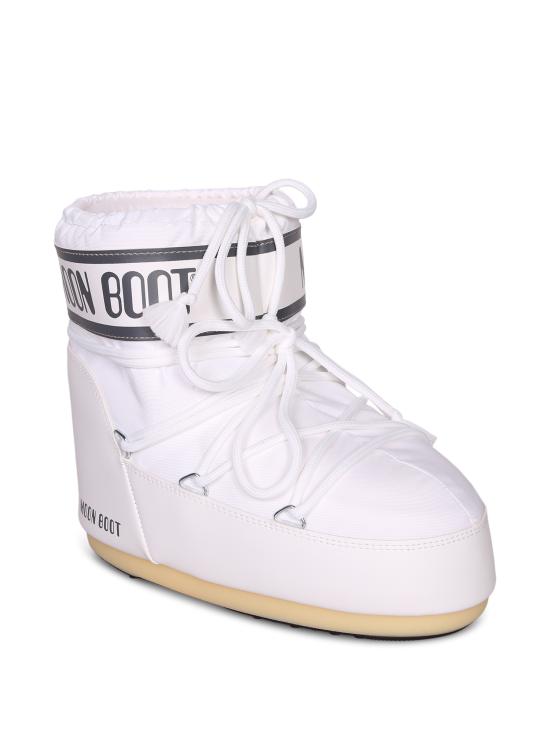 26FW 문부츠 아이콘 나일론 로우 부츠 80D1409390 A002 White - MOON BOOT