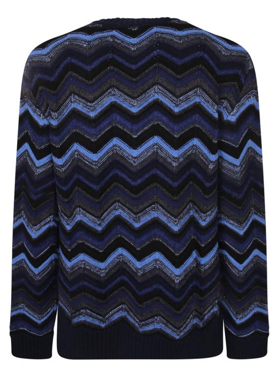 26FW 미소니 가디건 US25WM0B BK01D2 S72MK Blue - MISSONI