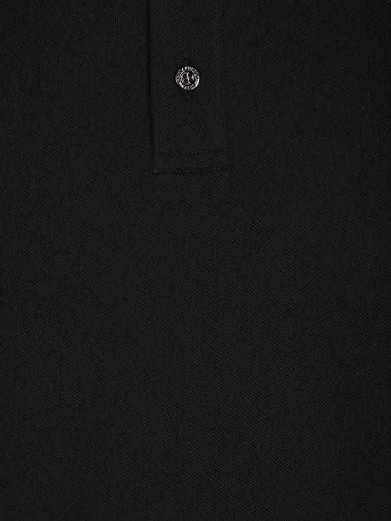 25FW 생로랑 카산드라 피케 폴로 셔츠 798944 Y37HC 1000 Black - SAINT LAURENT