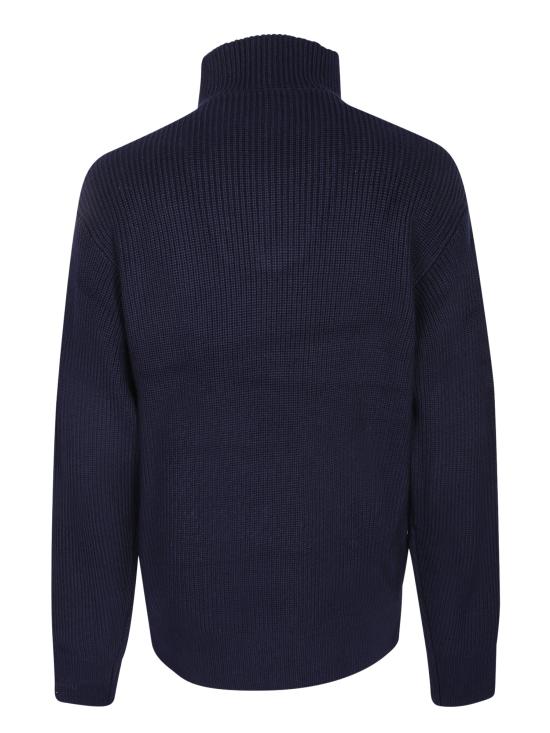 26FW 오피신 제네랄 집업 니트 W25MKNT313 DARK NAVY Blue - OFFICINE GENERALE