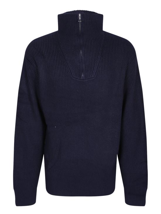 26FW 오피신 제네랄 집업 니트 W25MKNT313 DARK NAVY Blue